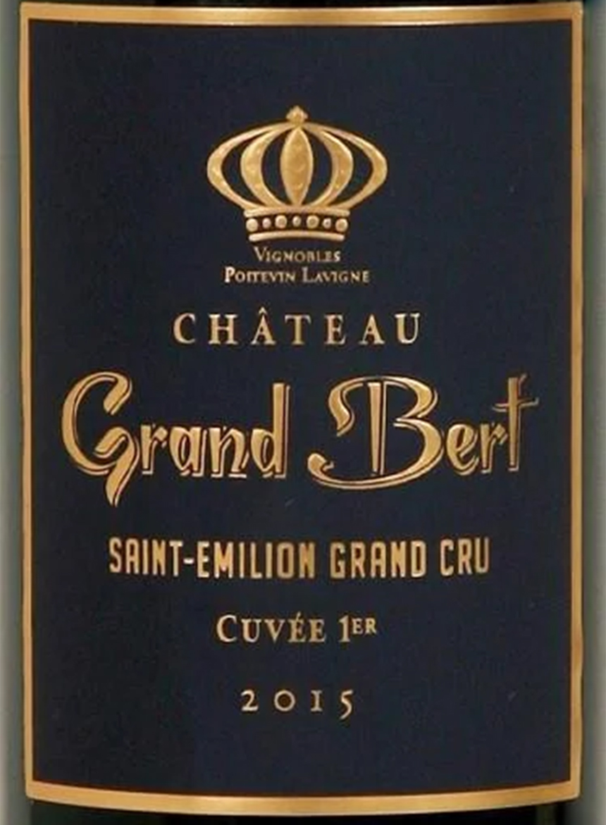 Ruou Vang Chateau Grand Bert Grand Cru Cuvee 1er