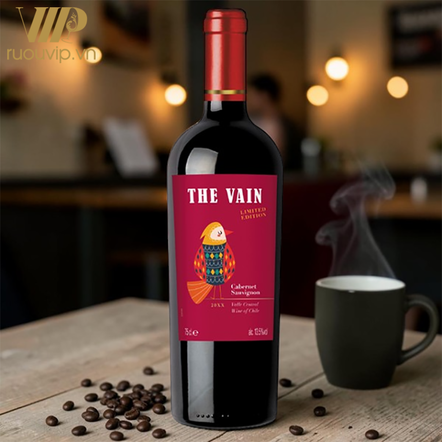 Trải nghiệm hương vị rượu vang The Vain Cabernet Sauvignon